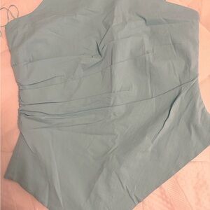 American Eagle Outfitters Light Blue Crop Top